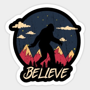 Bigfoot believe Sticker